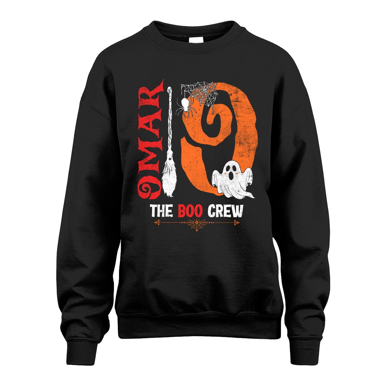 The Boo Crew Halloween With Your Name Shirt OMAR M1-23