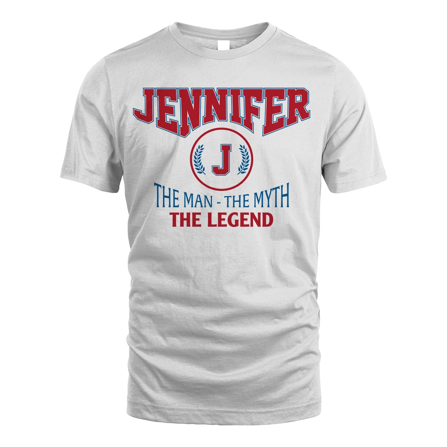 The Man The Myth The Legend Jet Style Shirt JENNIFER M1-9