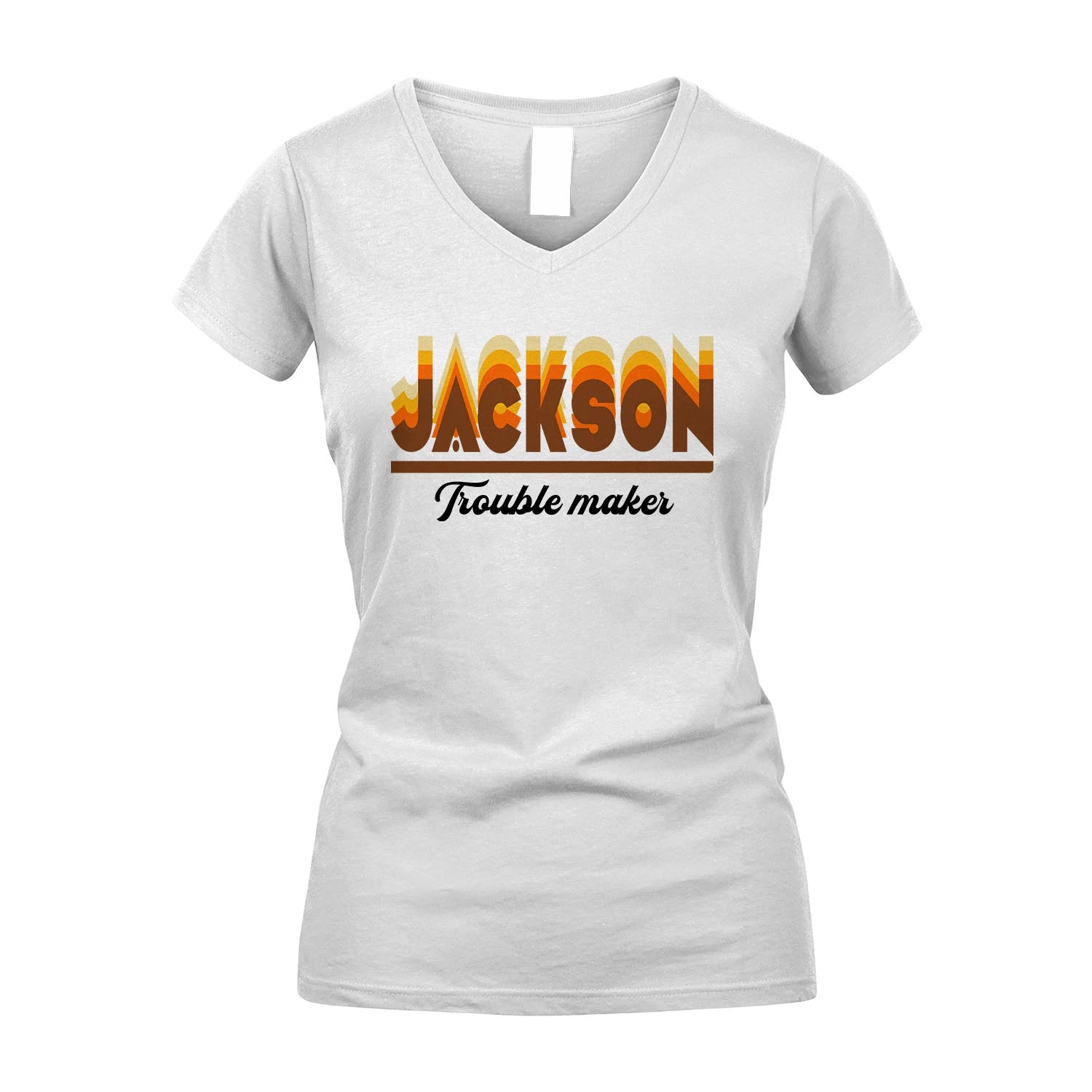 Your Name Trouble Maker Funny Shirt JACKSON M1-34