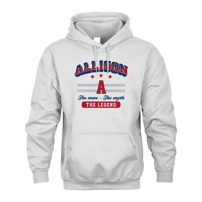 The Man The Myth The Legend With Your Name Shirt ALLISON M1-35