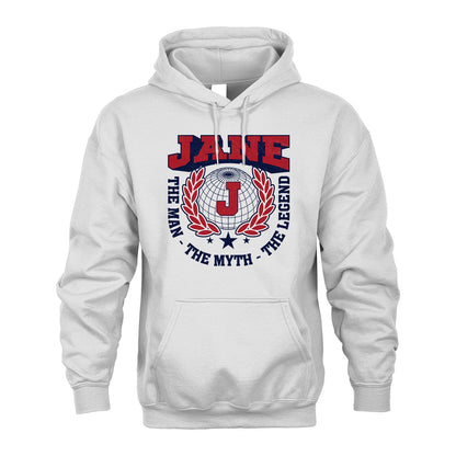 The Man The Myth The Legend Logo Shirt JANE M1-30