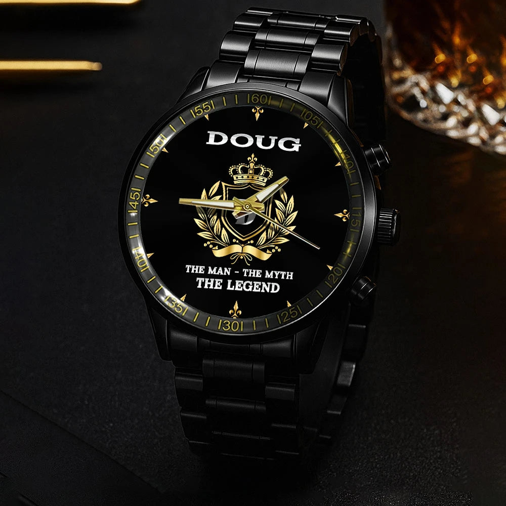 The Man The Myth The Legend King Crown Watch DOUG M1-W4