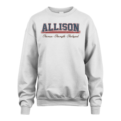 The Man The Myth The Legend Vintage Shirt ALLISON M1-6