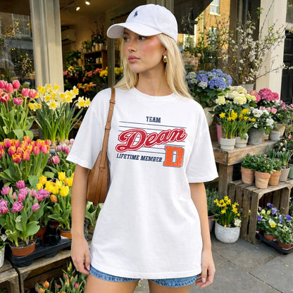 Team Your Name Lifetime Member Vintage Shirt DEAN M1-24