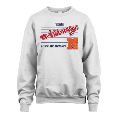Team Your Name Lifetime Member Vintage Shirt NANCY M1-24