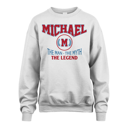 The Man The Myth The Legend Jet Style Shirt MICHAEL M1-9