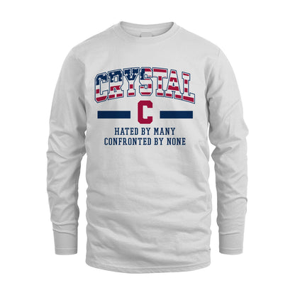 Hated By Many Confronted By None America Shirt CRYSTAL M1-10