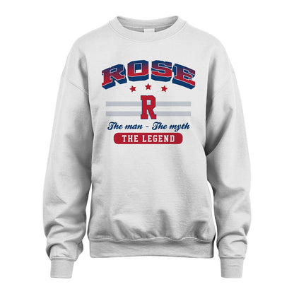 The Man The Myth The Legend With Your Name Shirt ROSE M1-35