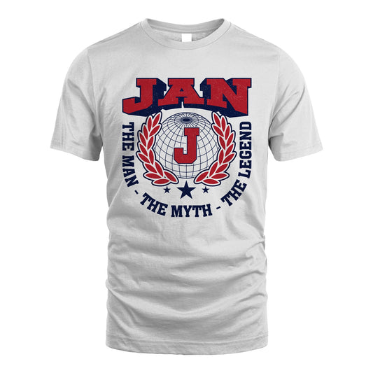 The Man The Myth The Legend Logo Shirt JAN M1-30