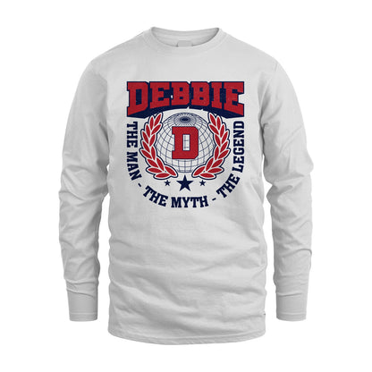 The Man The Myth The Legend Logo Shirt DEBBIE M1-30