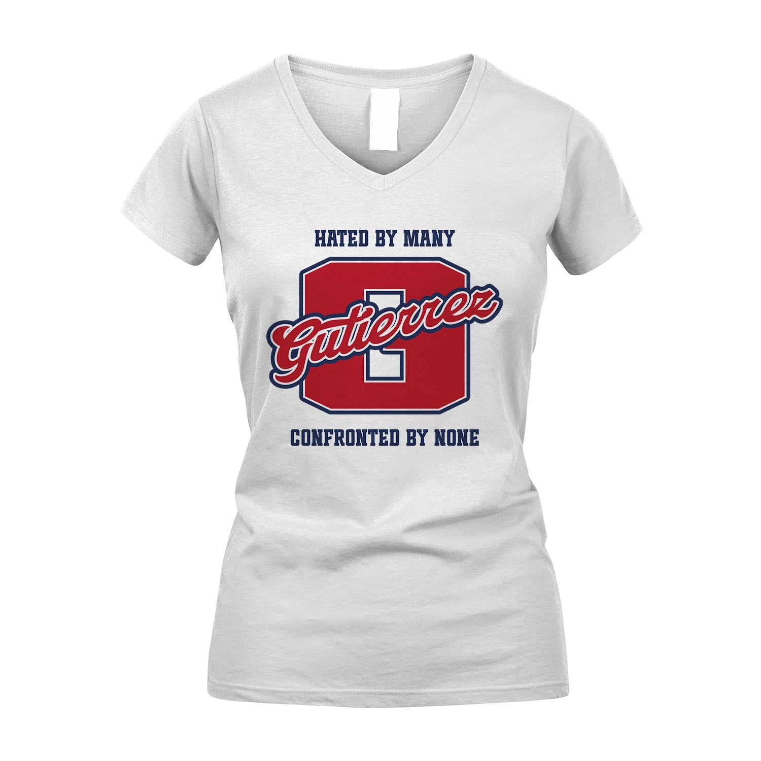 Hated By Many Confronted By None Personalized Name Shirt GUTIERREZ M1-8