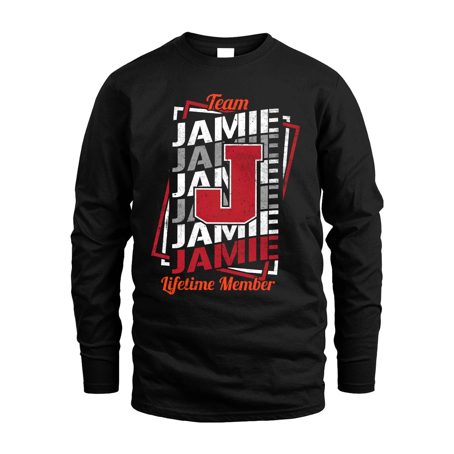 Team Your Name Lifetime Member Sporty Shirt JAMIE M1-25