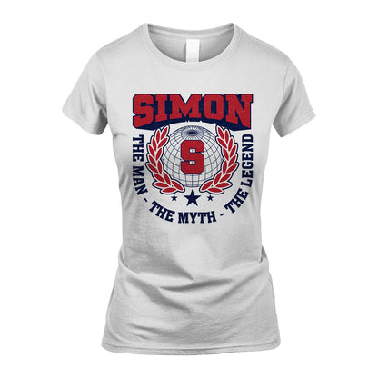 The Man The Myth The Legend Logo Shirt SIMON M1-30