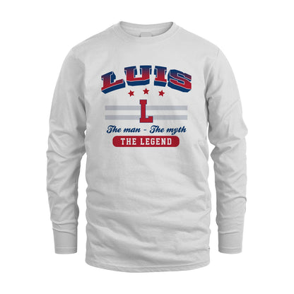 The Man The Myth The Legend With Your Name Shirt LUIS M1-35