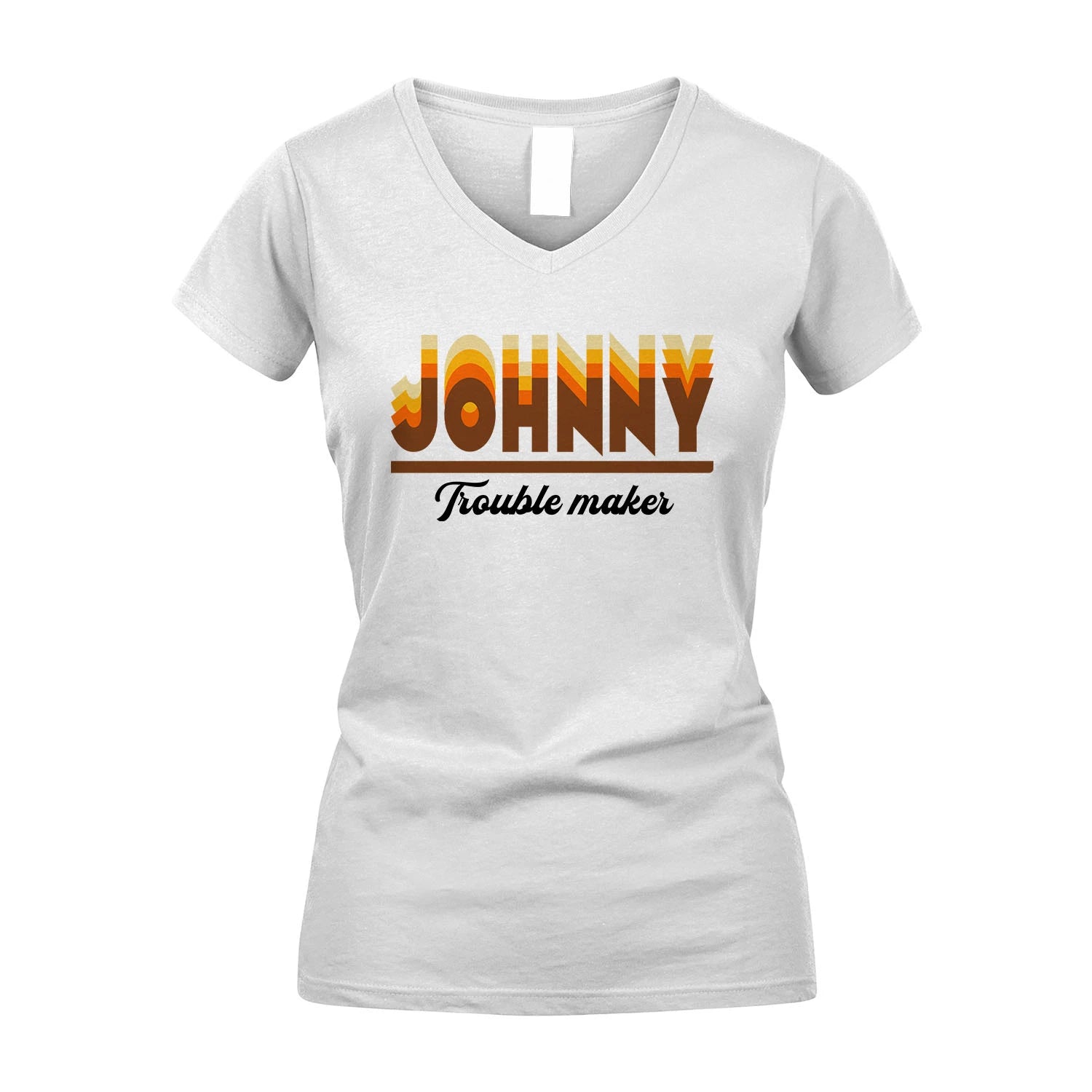 Your Name Trouble Maker Funny Shirt JOHNNY M1-34