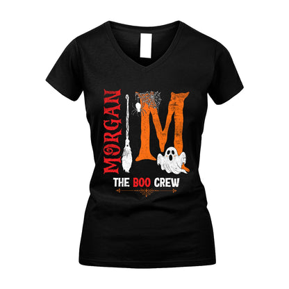 The Boo Crew Halloween With Your Name Shirt MORGAN M1-23