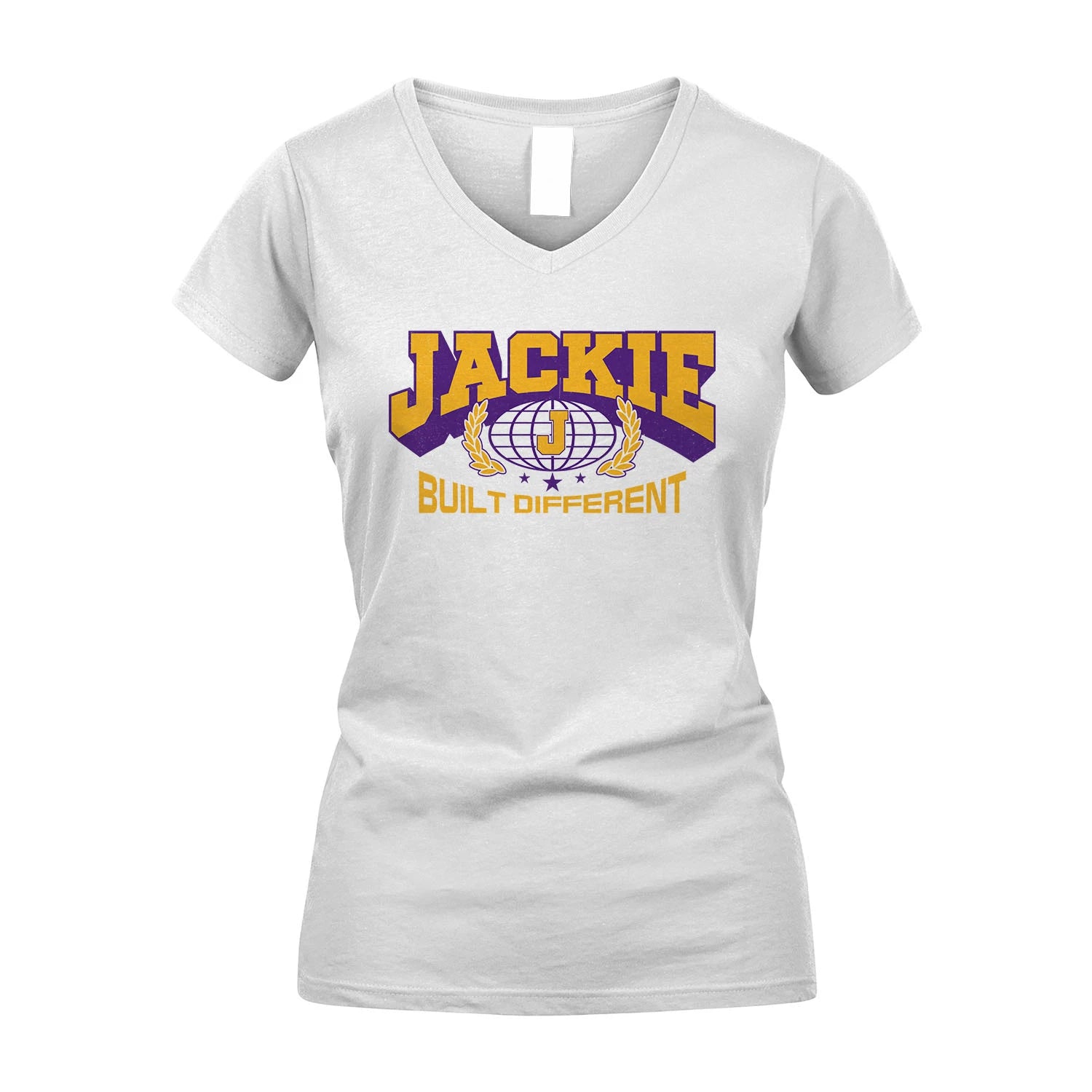 Your Name Built Different Sporty Shirt JACKIE M1-32