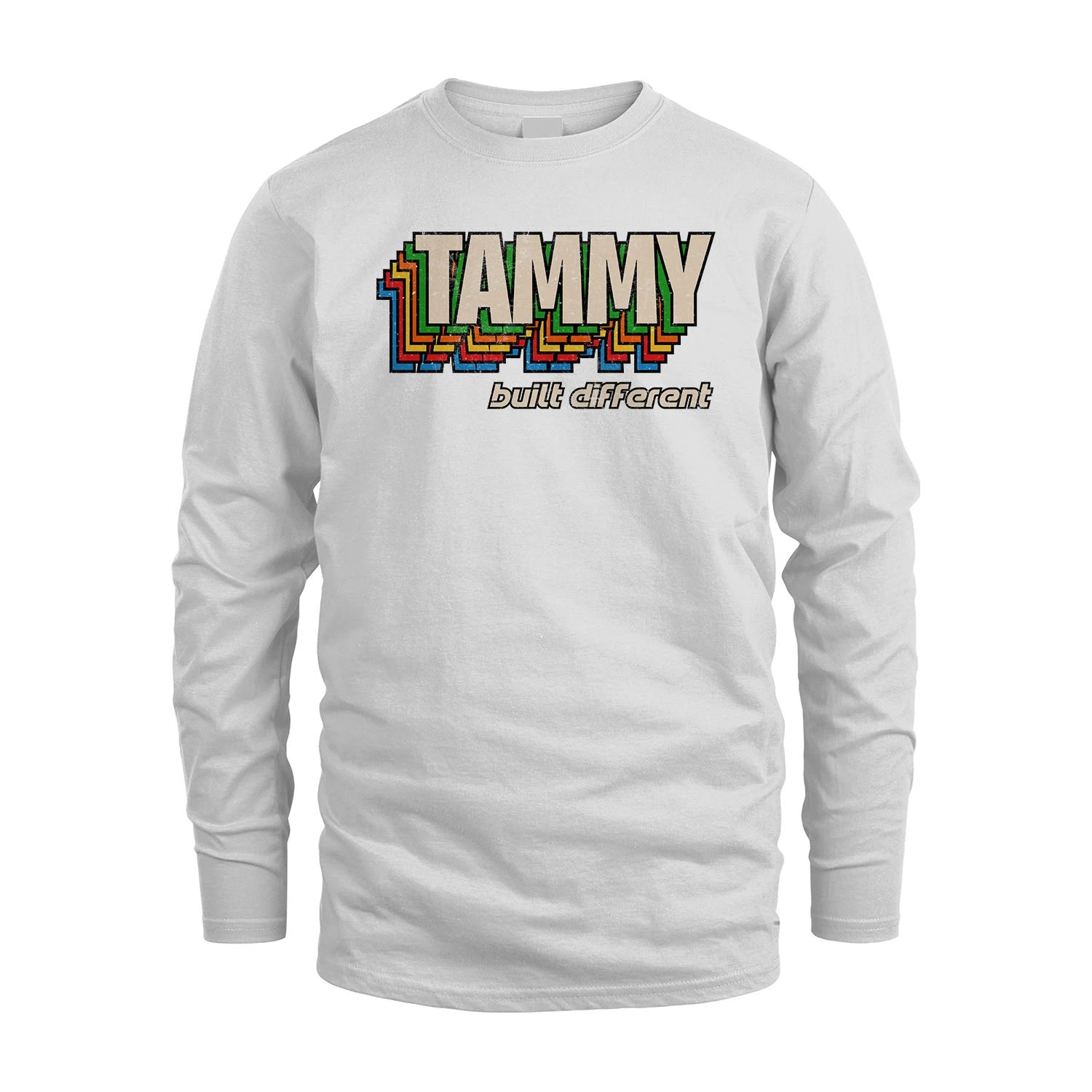 Your Name Built Different Retro Shirt TAMMY M1-26