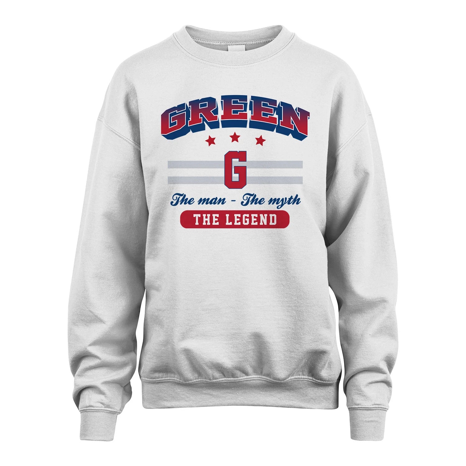 The Man The Myth The Legend With Your Name Shirt GREEN M1-35