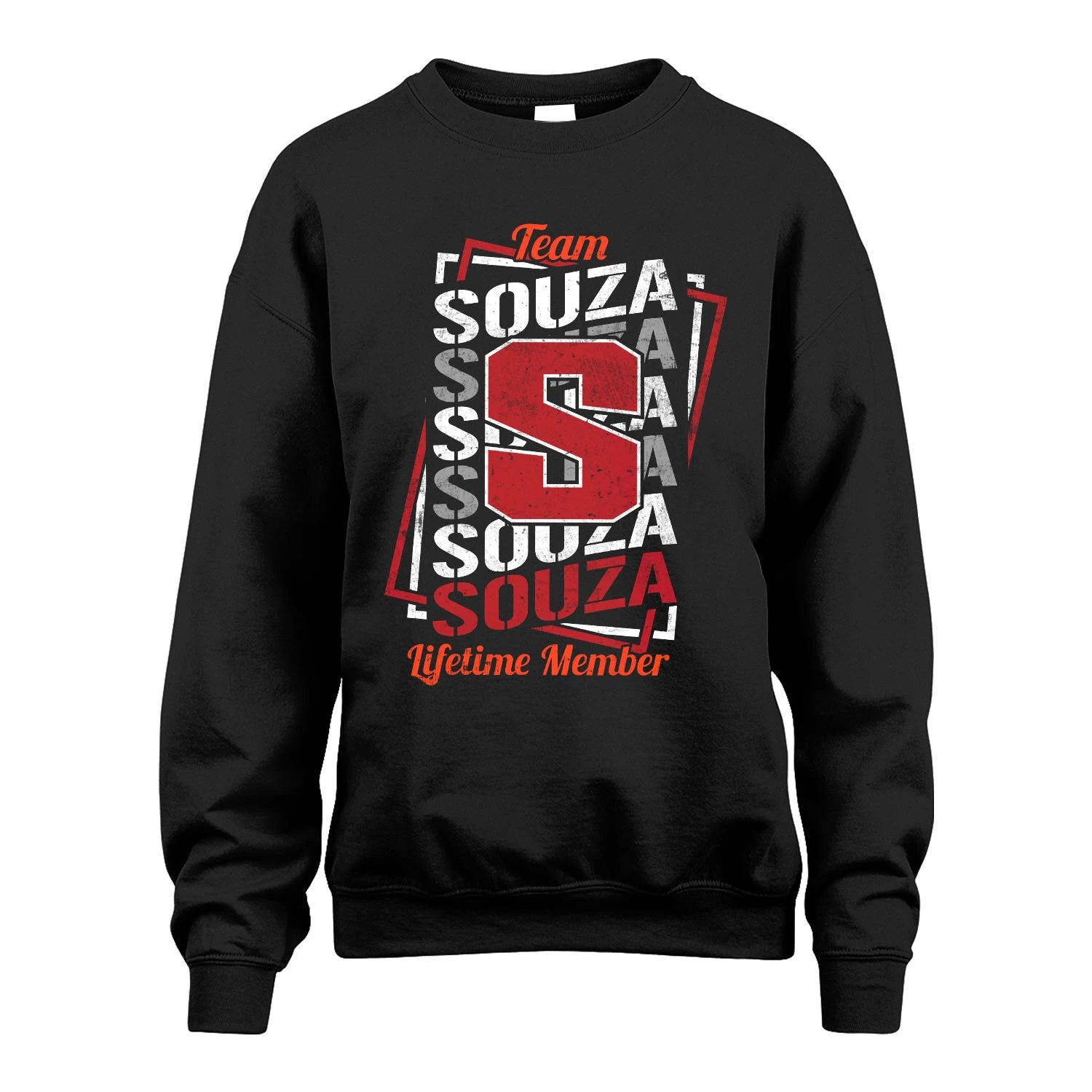 Team Your Name Lifetime Member Sporty Shirt SOUZA M1-25