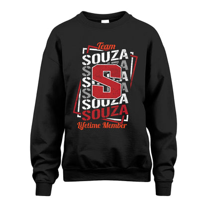 Team Your Name Lifetime Member Sporty Shirt SOUZA M1-25