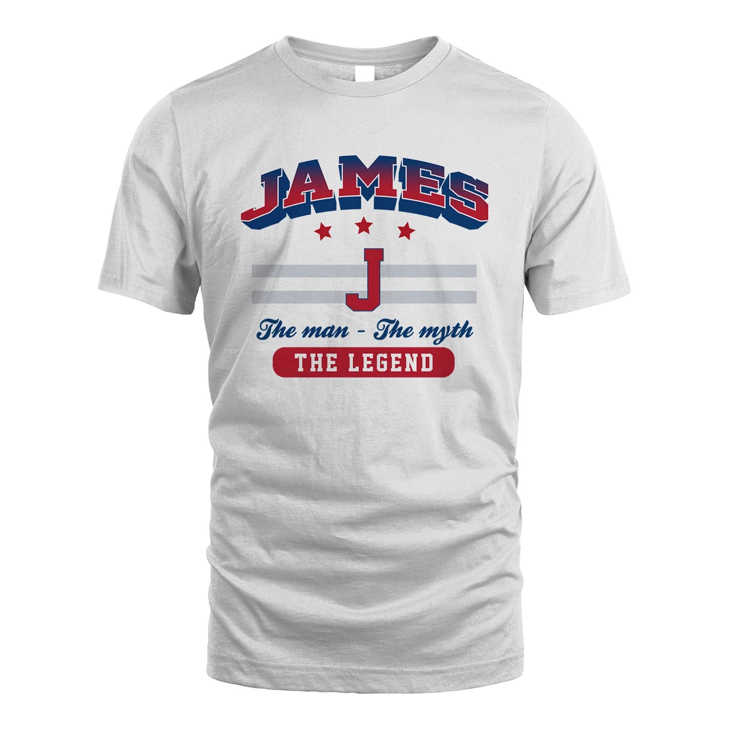The Man The Myth The Legend With Your Name Shirt JAMES M1-35