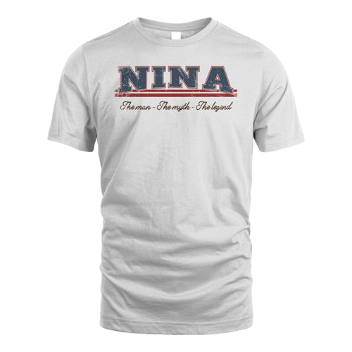 The Man The Myth The Legend Vintage Shirt NINA M1-6
