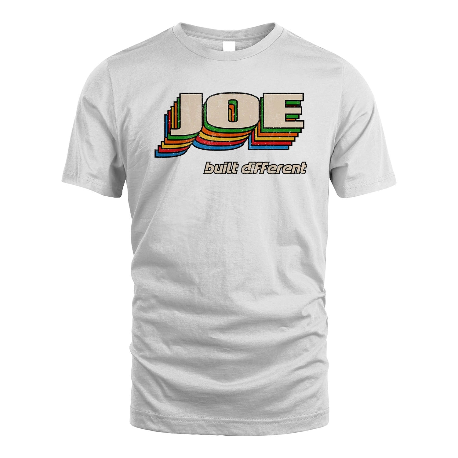 Your Name Built Different Retro Shirt JOE M1-26