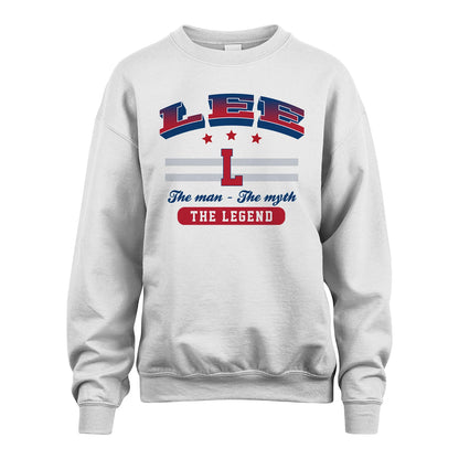 The Man The Myth The Legend With Your Name Shirt LEE M1-35