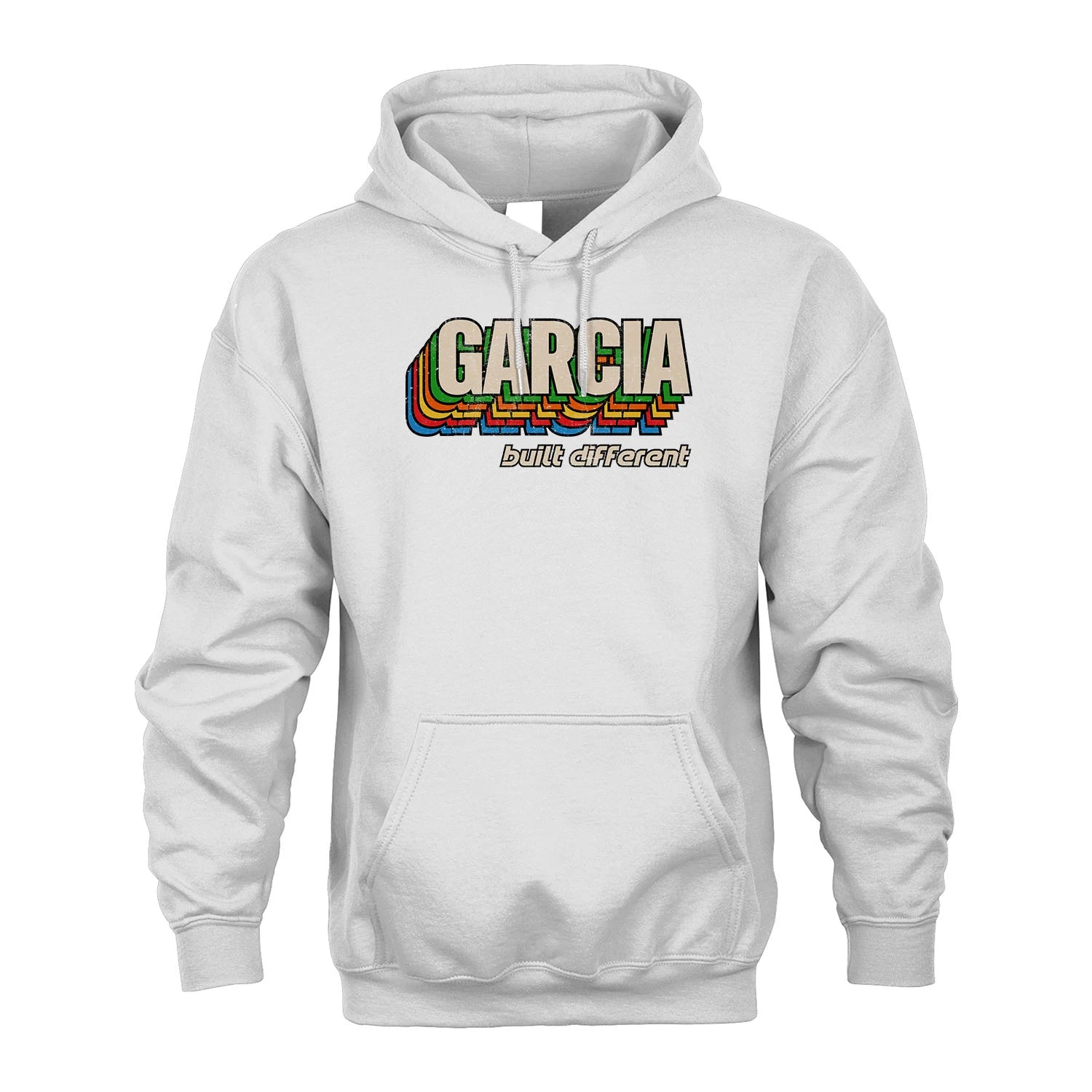 Your Name Built Different Retro Shirt GARCIA M1-26