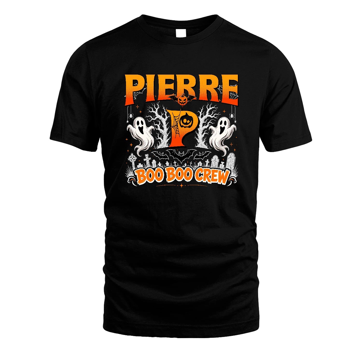 Boo Boo Crew Halloween Custom Name Shirt PIERRE M1-28