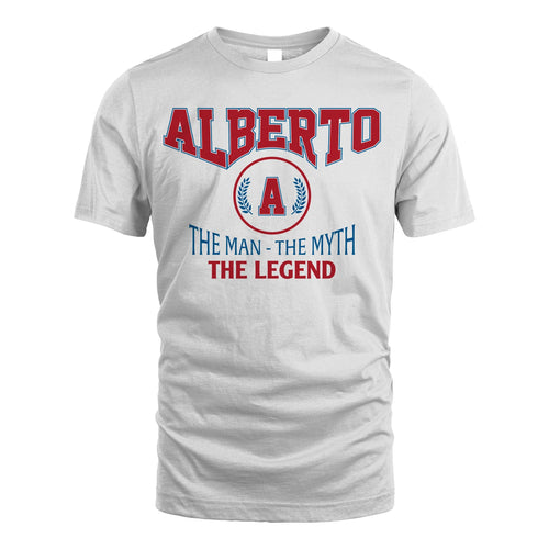 The Man The Myth The Legend Jet Style Shirt ALBERTO M1-9