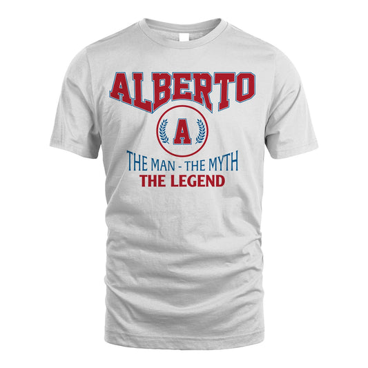 The Man The Myth The Legend Jet Style Shirt ALBERTO M1-9