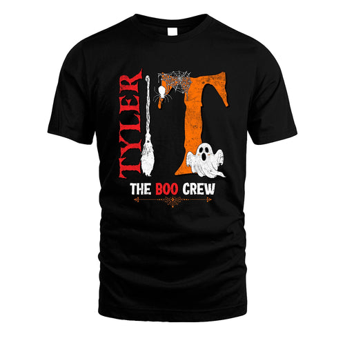 The Boo Crew Halloween With Your Name Shirt TYLER M1-23