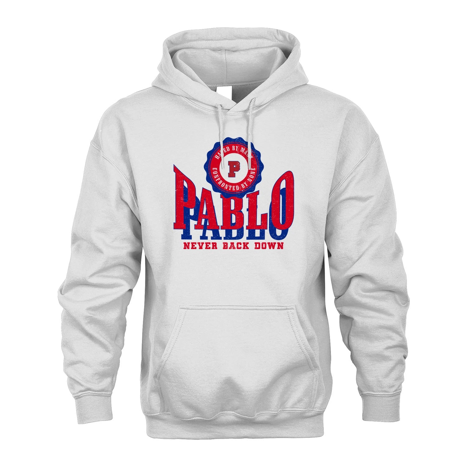 Your Name Never Back Down Shirt PABLO M1-33