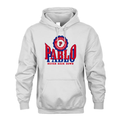 Your Name Never Back Down Shirt PABLO M1-33