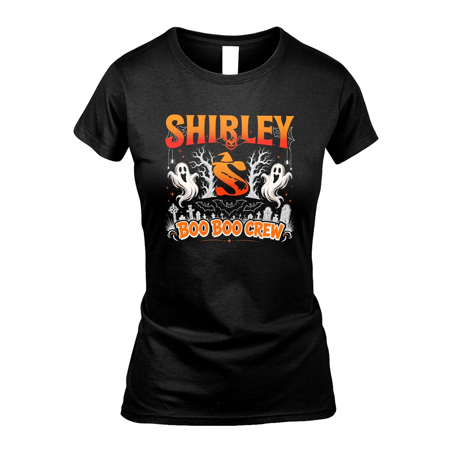Boo Boo Crew Halloween Custom Name Shirt SHIRLEY M1-28