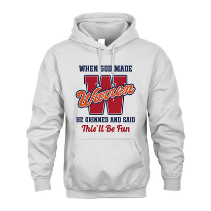 God Made Your Name Custom Shirt WARREN M1-16