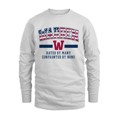 Hated By Many Confronted By None America Shirt WARREN M1-10