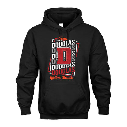 Team Your Name Lifetime Member Sporty Shirt DOUGLAS M1-25