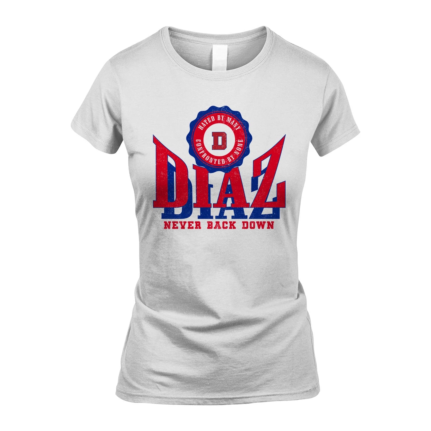 Your Name Never Back Down Shirt DIAZ M1-33