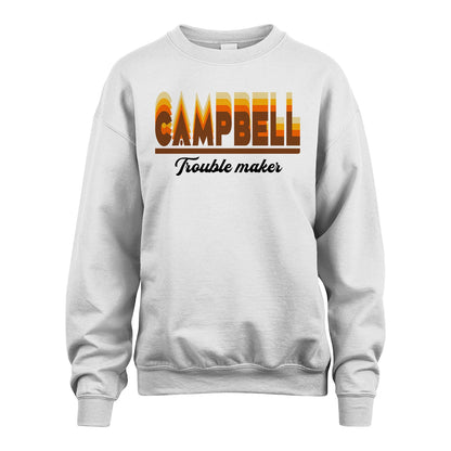 Your Name Trouble Maker Funny Shirt CAMPBELL M1-34