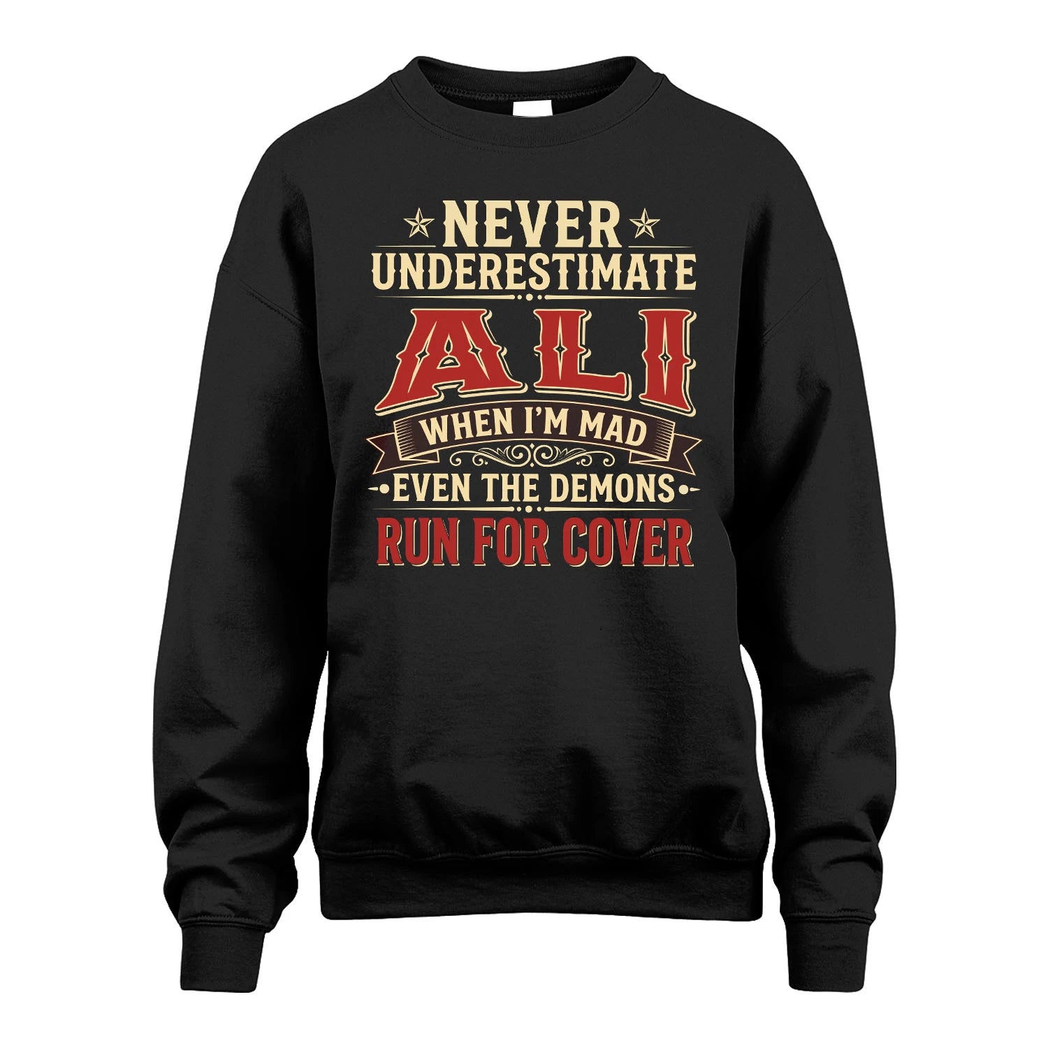 Never Underestimate When I'm Mad Shirt ALI M1-4