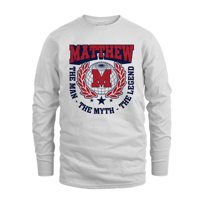 The Man The Myth The Legend Logo Shirt MATTHEW M1-30
