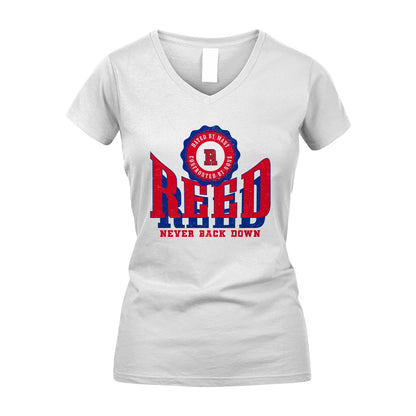 Your Name Never Back Down Shirt REED M1-33