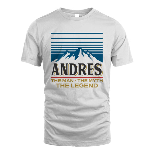 The Man The Myth The Legend Vintage Mountain Shirt ANDRES M1-19