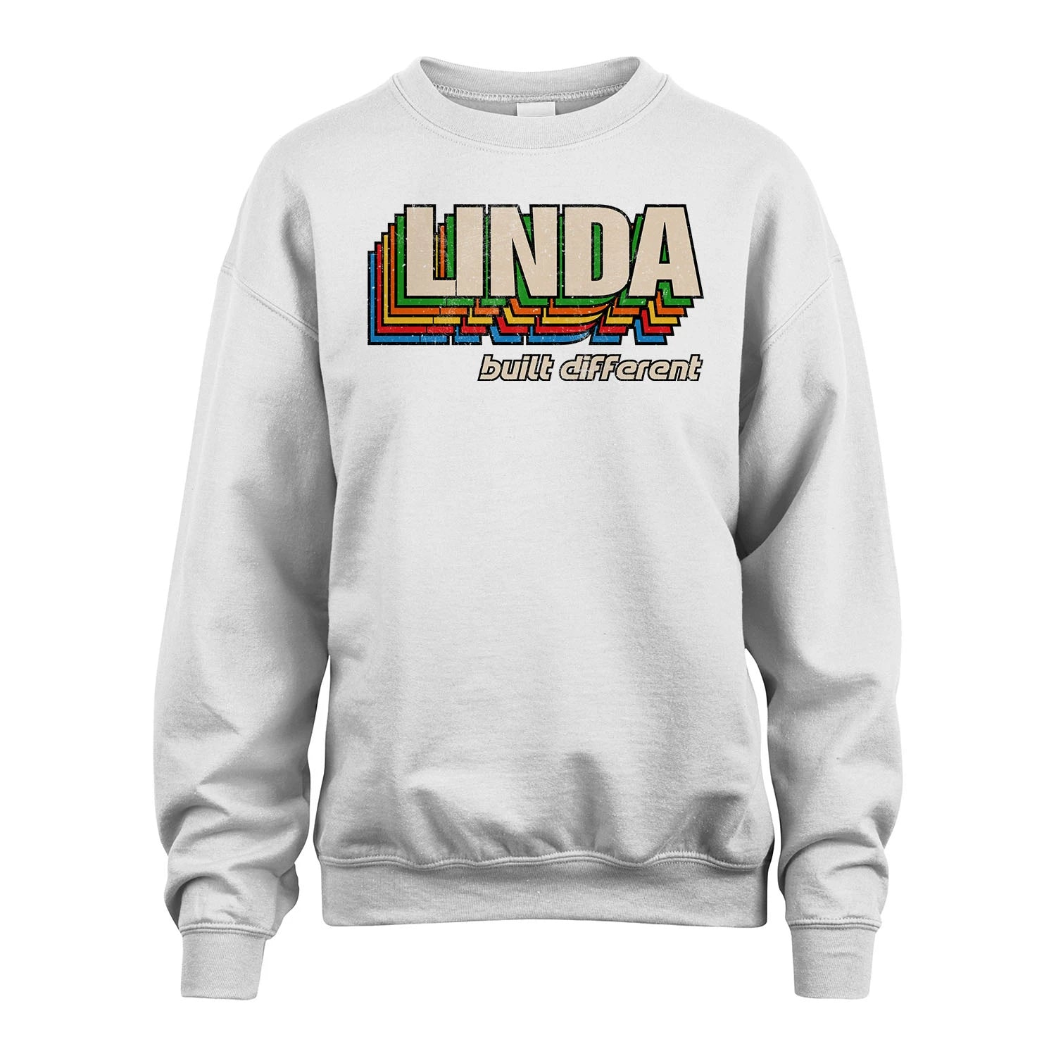 Your Name Built Different Retro Shirt LINDA M1-26