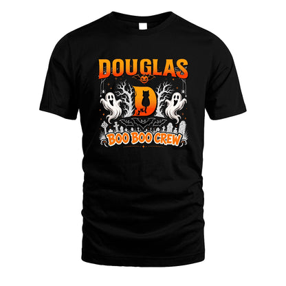 Boo Boo Crew Halloween Custom Name Shirt DOUGLAS M1-28