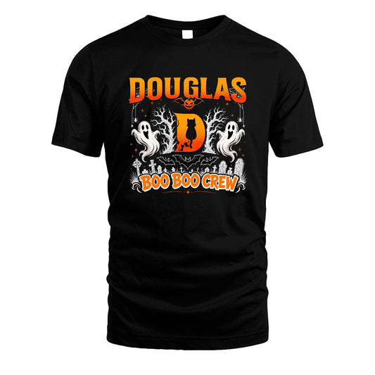 Boo Boo Crew Halloween Custom Name Shirt DOUGLAS M1-28