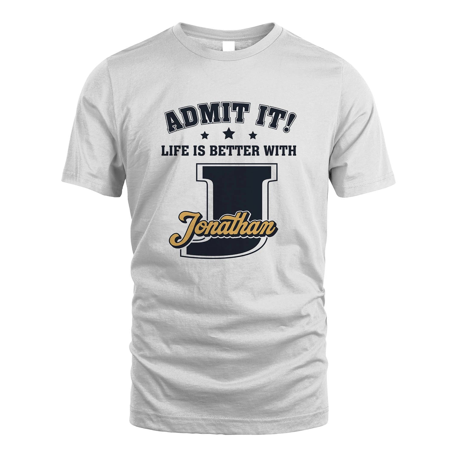 Life Is Better With Your Name Shirt JONATHAN M1-17
